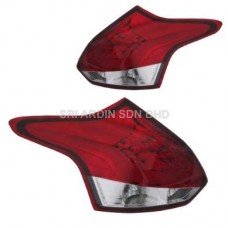 Ford Focus 11-14 Red Clear Light Bar LED Tail Lamp